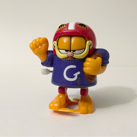 Vintage 1999 Garfield Football Wind-Up Toy - Picture 13 of 13